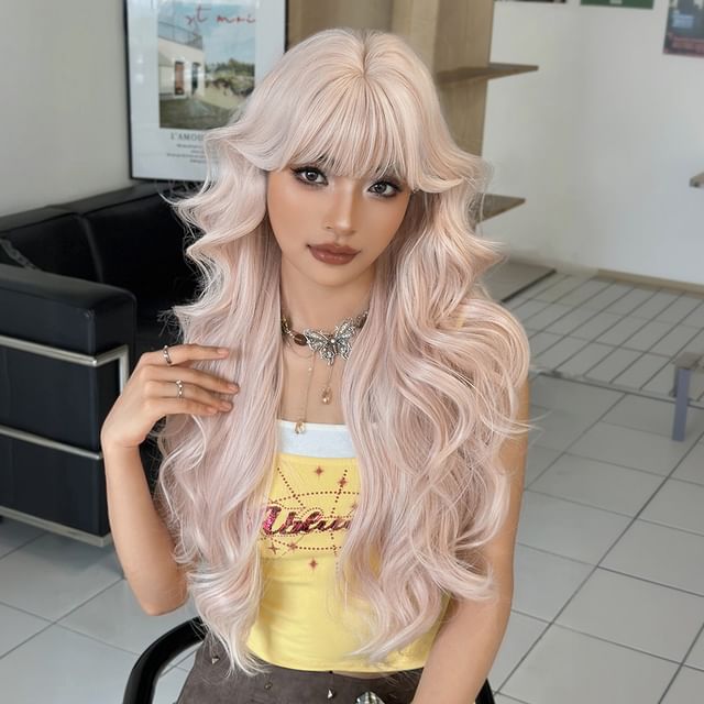 SEVENQ-Long Full Wig - Curly