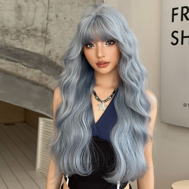 SEVENQ-Long Full Wig - Curly
