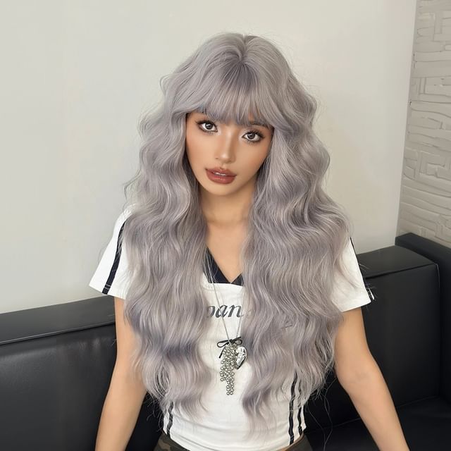 SEVENQ-Long Full Wig - Curly