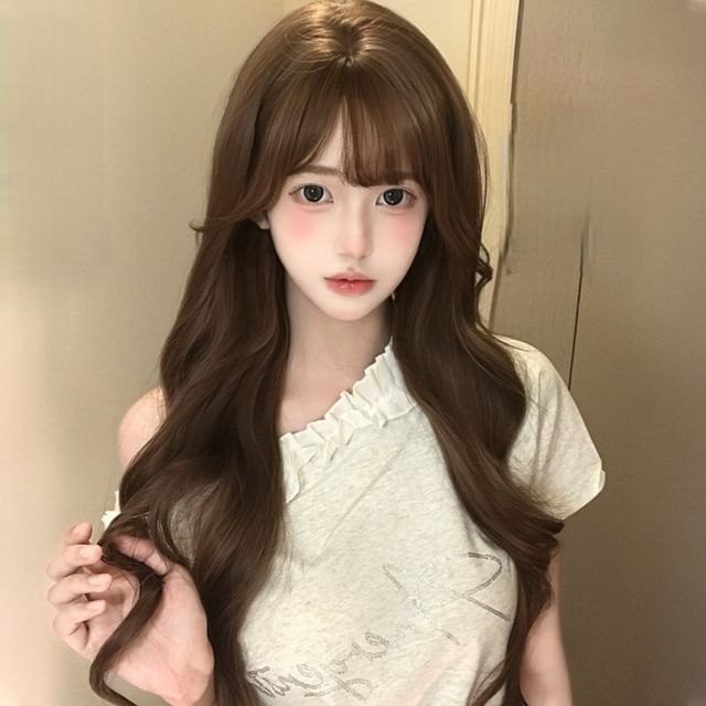 SEVENQ-Long Full Wig - Curly