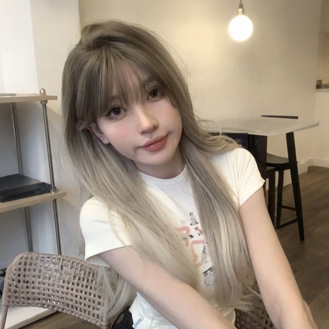 SEVENQ-Long Full Wig - Straight Gradient
