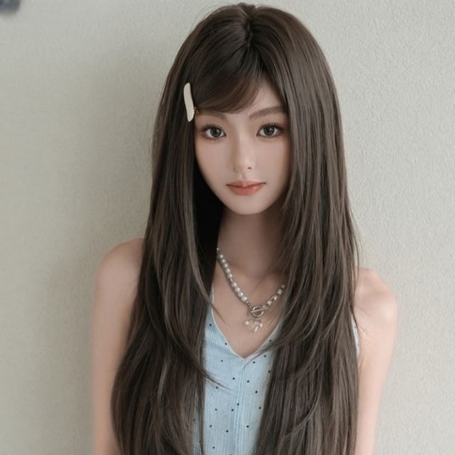 SEVENQ-Long Full Wig - Straight