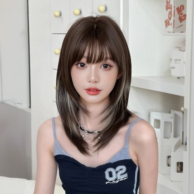 SEVENQ-Long Full Wig - Straight