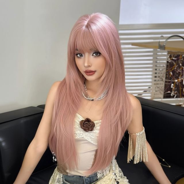 SEVENQ-Long Full Wig - Straight