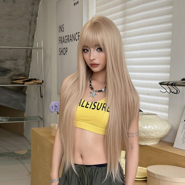 SEVENQ-Long Full Wig - Straight