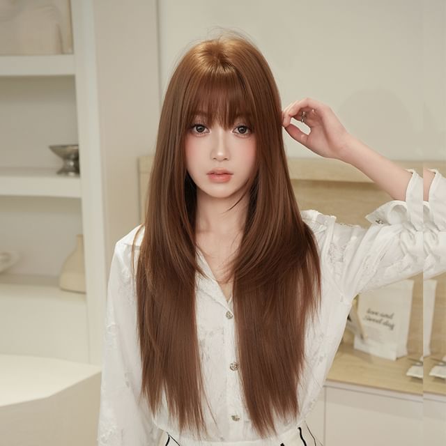 SEVENQ-Long Full Wig - Straight