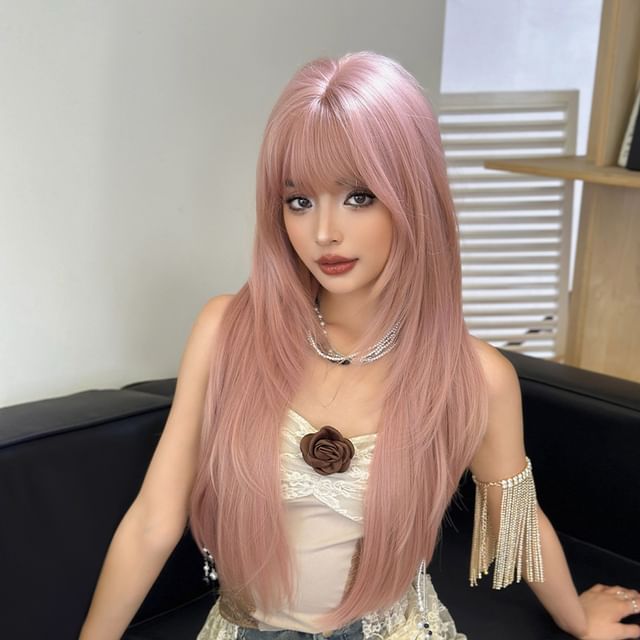 SEVENQ-Long Full Wig - Straight