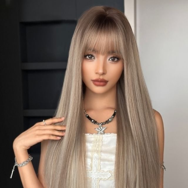 SEVENQ-Long Full Wig - Straight