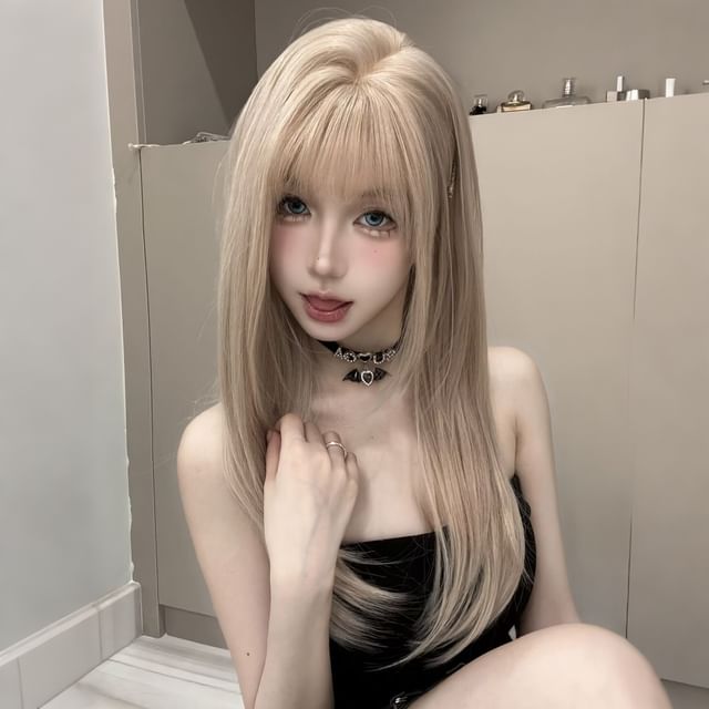 SEVENQ-Long Full Wig - Straight