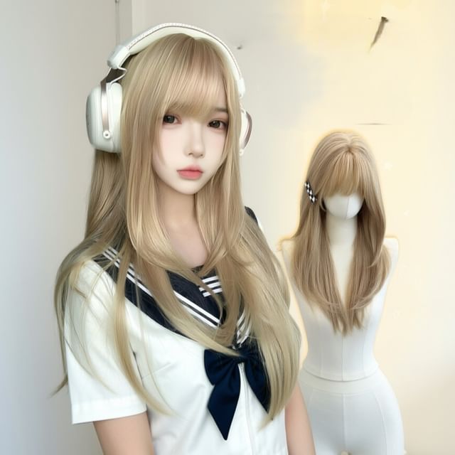 SEVENQ-Long Full Wig - Straight