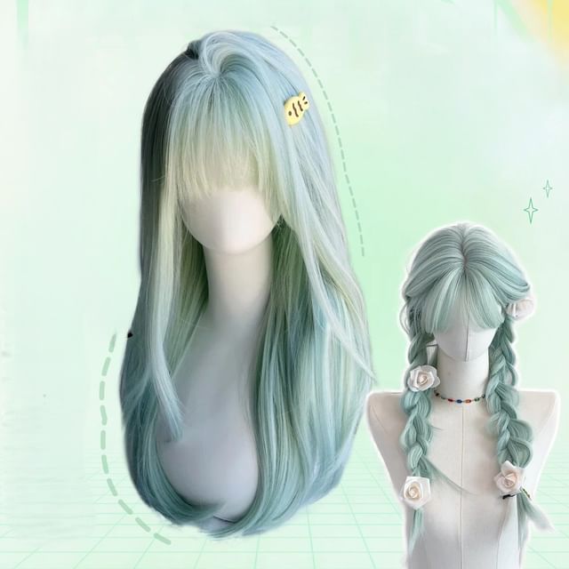 SEVENQ-Long Full Wig - Straight
