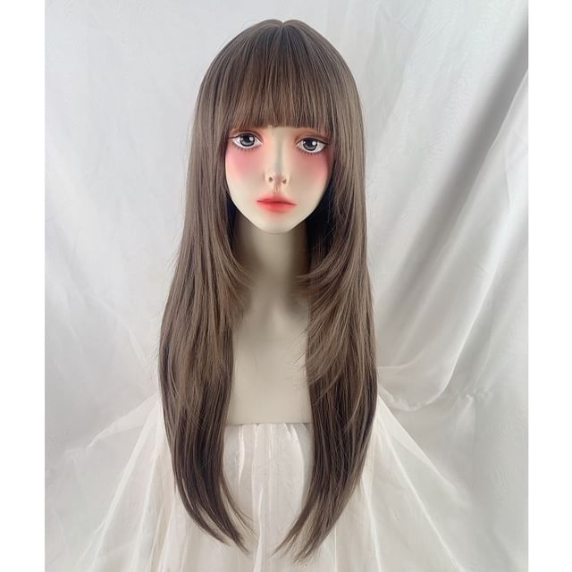 SEVENQ-Long Full Wig - Straight