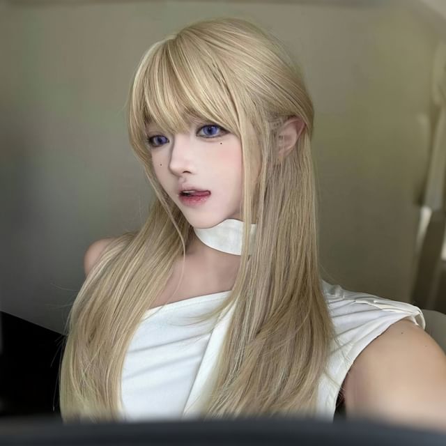 SEVENQ-Long Full Wig - Straight