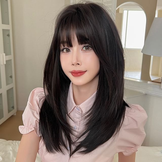 SEVENQ-Long Full Wig - Straight