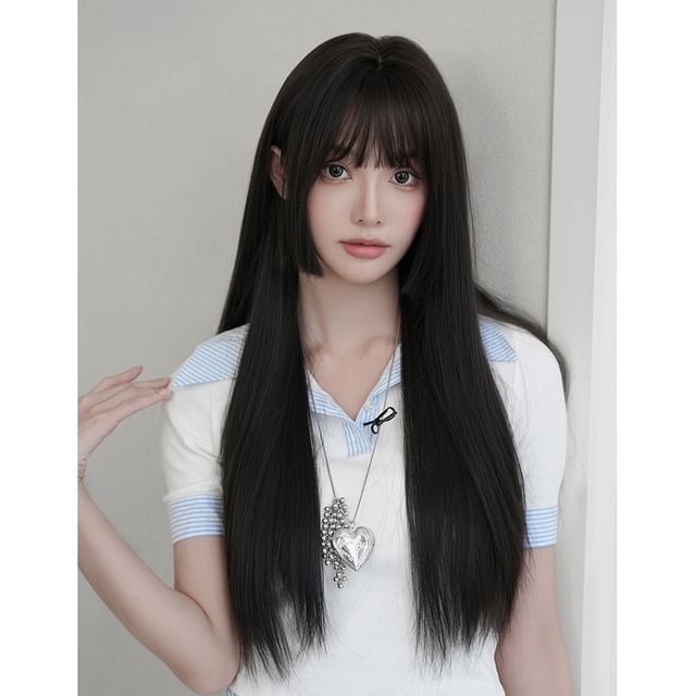 SEVENQ-Long Full Wig - Straight