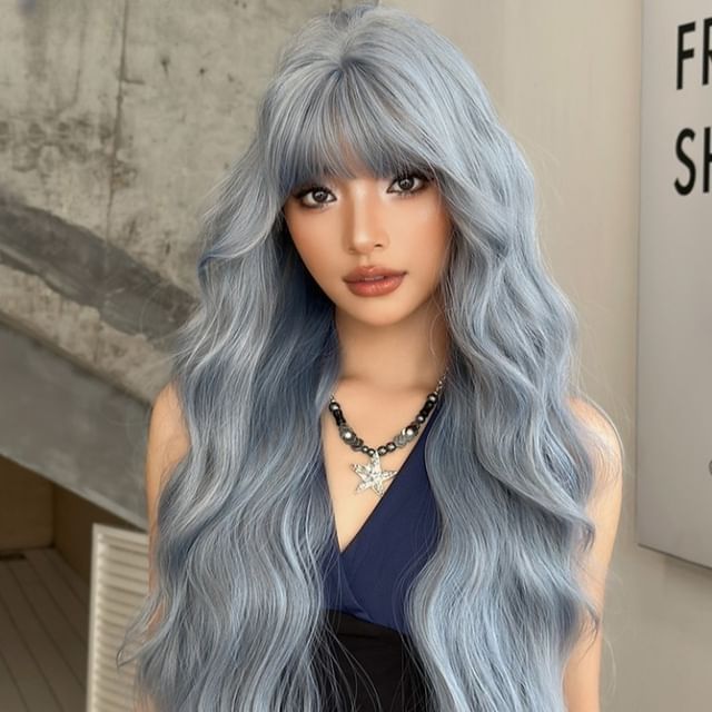 SEVENQ-Long Full Wig - Wavy