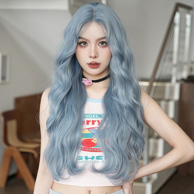 SEVENQ-Long Full Wig - Wavy
