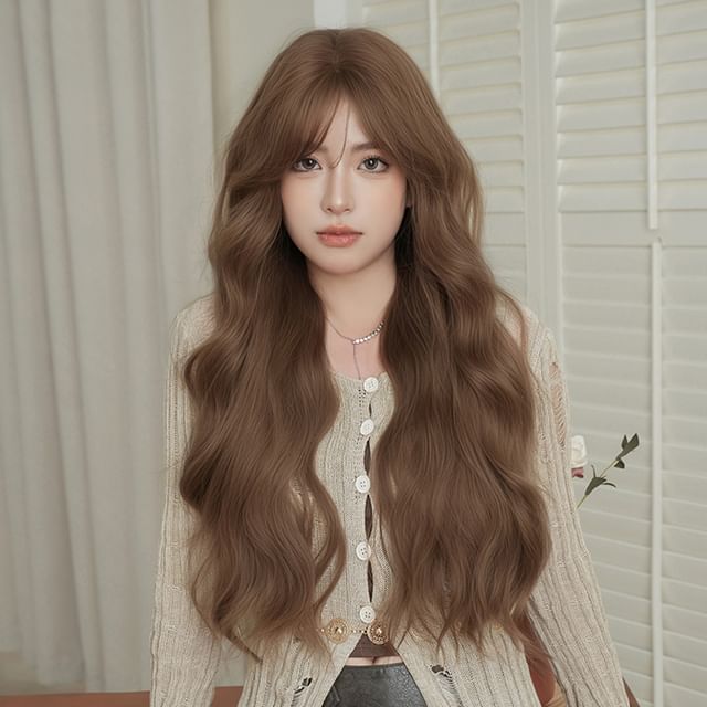 SEVENQ-Long Full Wig - Wavy