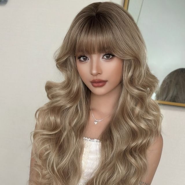 SEVENQ-Long Full Wig - Wavy