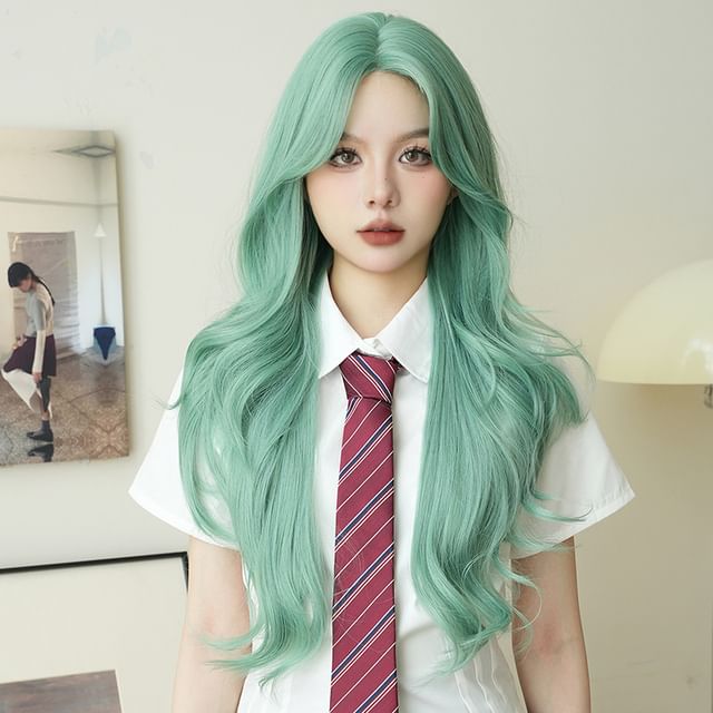 SEVENQ-Long Full Wig - Wavy