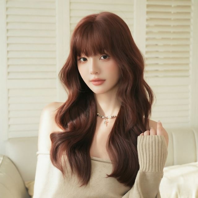 SEVENQ-Long Full Wig - Wavy