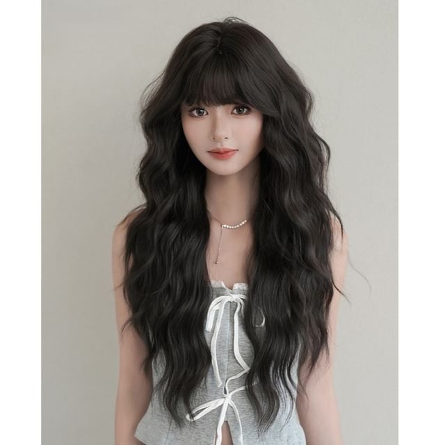 SEVENQ-Long Full Wig - Wavy