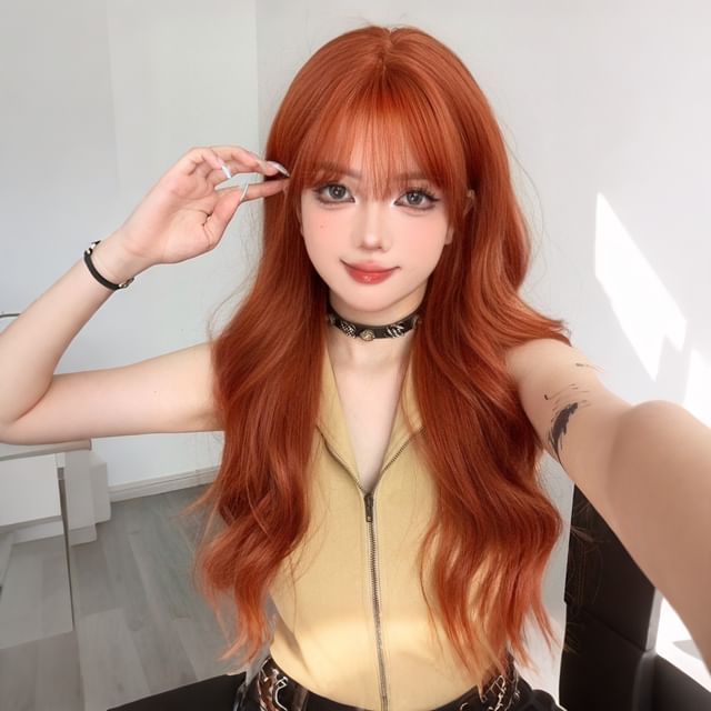 SEVENQ-Long Full Wig - Wavy