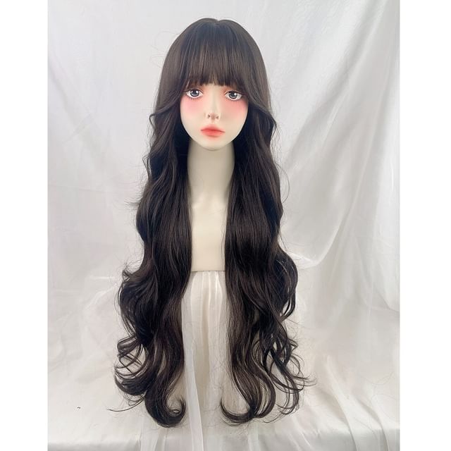 SEVENQ-Long Full Wig - Wavy