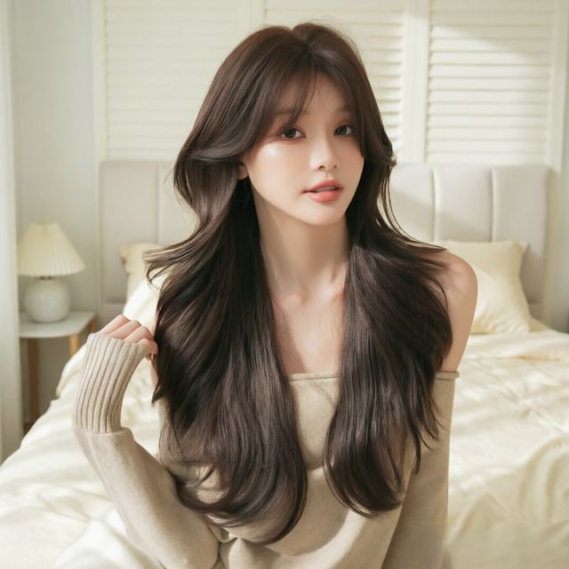 SEVENQ-Long Full Wig - Wavy