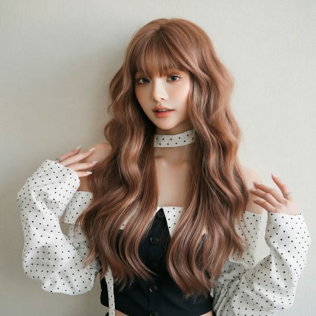 SEVENQ-Long Full Wig - Wavy