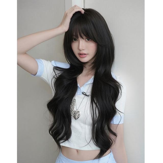 SEVENQ-Long Full Wig - Wavy