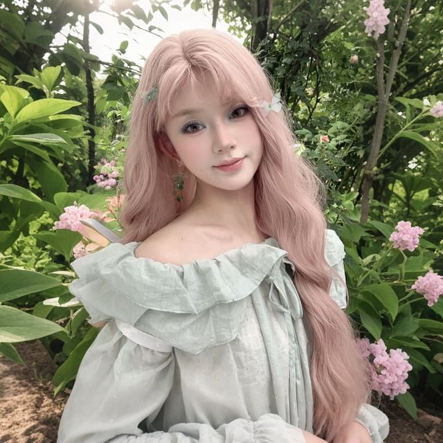 SEVENQ-Long Full Wig - Wavy