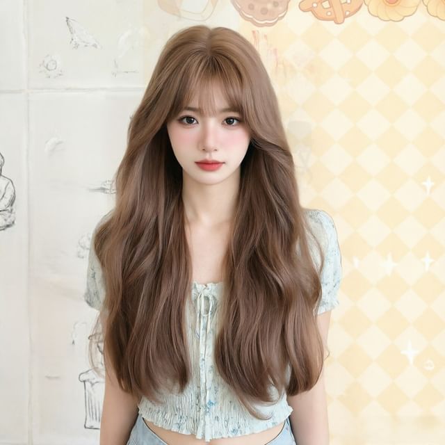 SEVENQ-Long Full Wig - Wavy