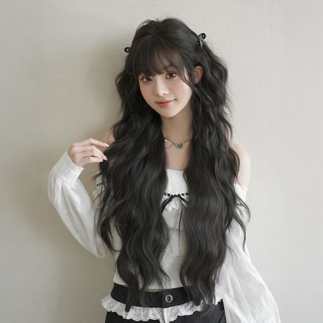 SEVENQ-Long Full Wig - Wavy