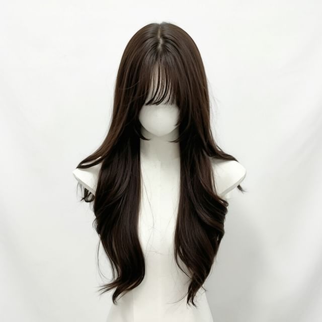 SEVENQ-Long Full Wig - Wavy