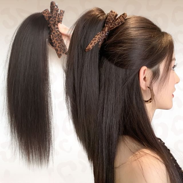 SEVENQ-Long Ponytail Hair Extension