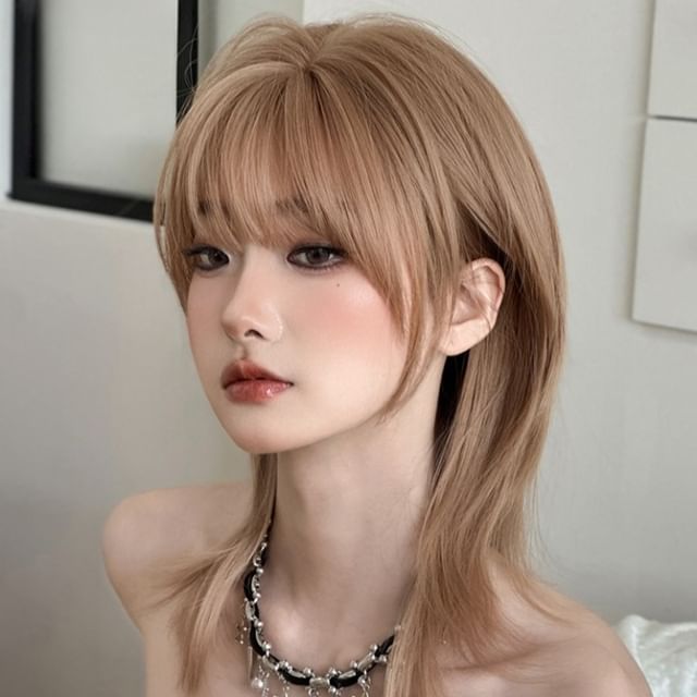 SEVENQ-Medium Full Wig - Straight