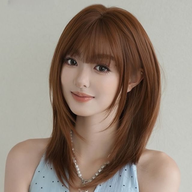 SEVENQ-Medium Full Wig - Straight