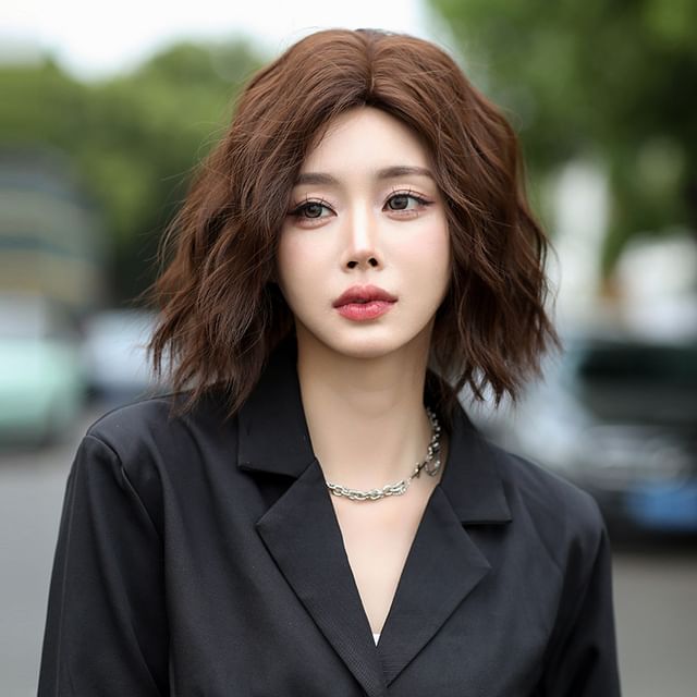 SEVENQ-Medium Full Wig - Wavy