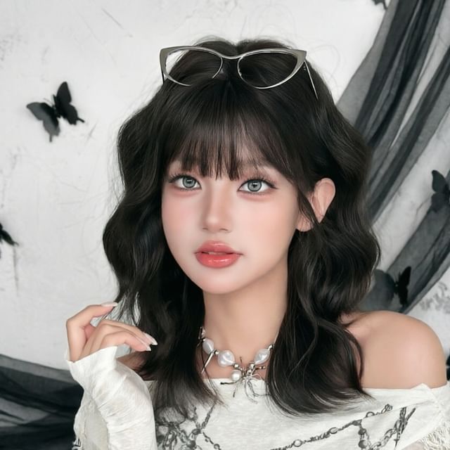 SEVENQ-Medium Full Wig - Wavy