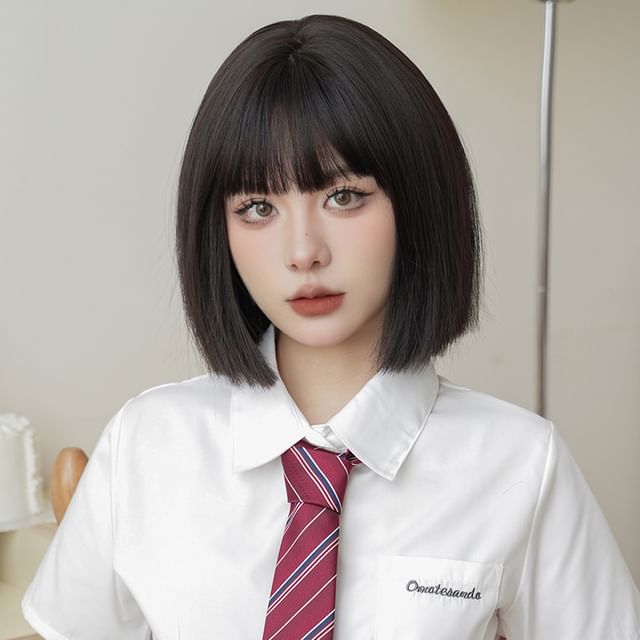 SEVENQ-Short Full Wig - Bob