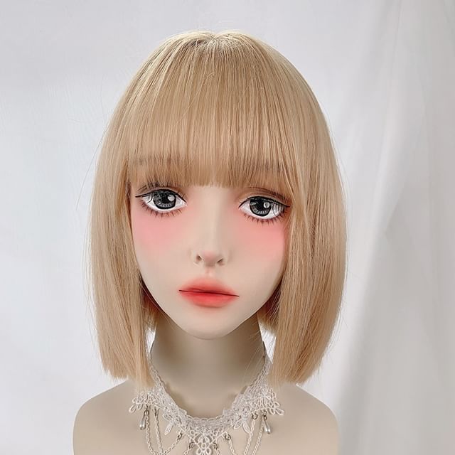 SEVENQ-Short Full Wig - Straight