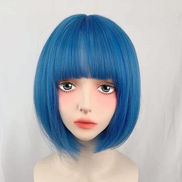 SEVENQ-Short Full Wig - Straight