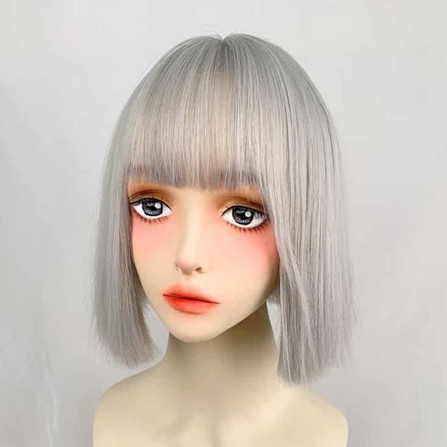 SEVENQ-Short Full Wig - Straight