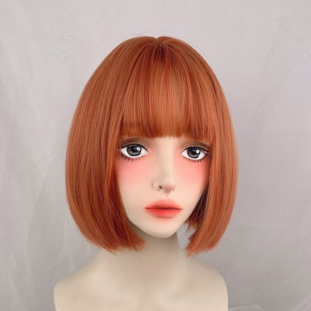 SEVENQ-Short Full Wig - Straight
