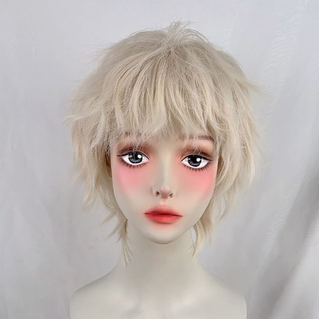 SEVENQ-Short Full Wig - Wavy