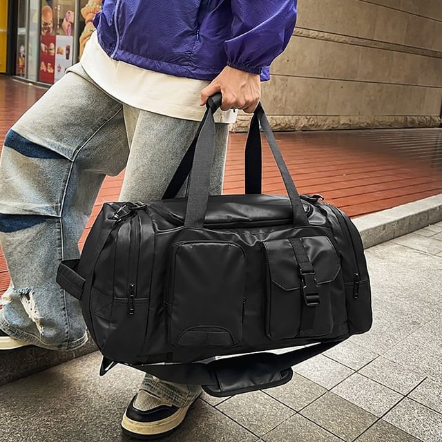 SEVENZ STUDIO-Buckled Duffel Bag