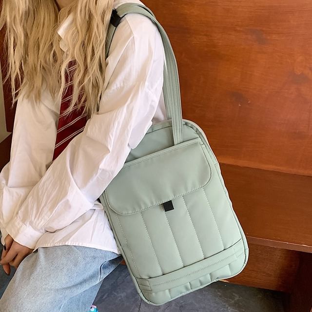 SEVENZ STUDIO-Multi-Pocket Laptop Tote Bag