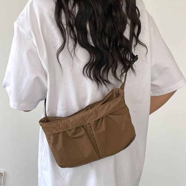 SEVENZ STUDIO-Textile Plain Crossbody Bag