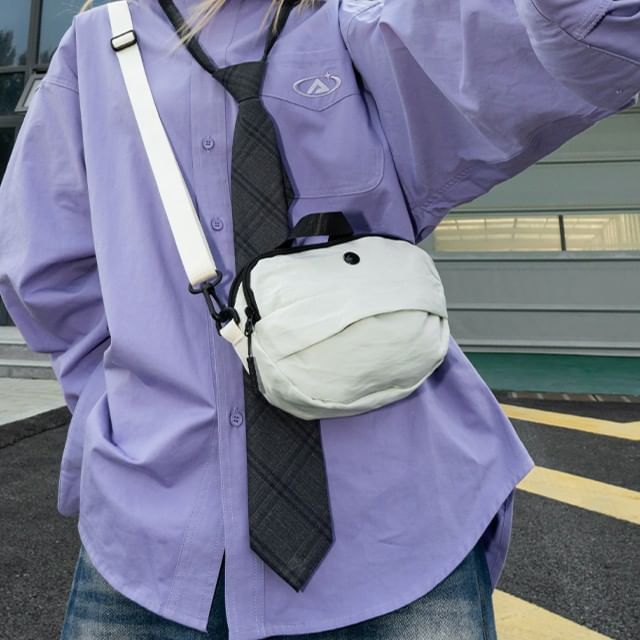 SEVENZ STUDIO-Two Tone Crossbody Bag